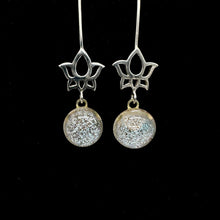 Load image into Gallery viewer, Stardust Lotus Earrings