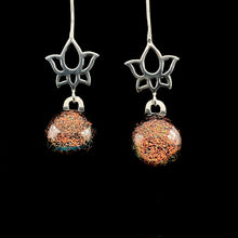 Load image into Gallery viewer, Stardust Lotus Earrings