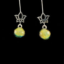 Load image into Gallery viewer, Stardust Lotus Earrings