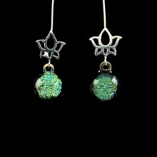 Load image into Gallery viewer, Stardust Lotus Earrings