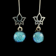 Load image into Gallery viewer, Stardust Lotus Earrings