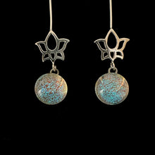 Load image into Gallery viewer, Stardust Lotus Earrings