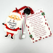 Load image into Gallery viewer, Santa's Magic Key, Handblown Filigree Glass Key