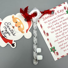 Load image into Gallery viewer, Santa's Magic Key, Handblown Filigree Glass Key