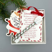 Load image into Gallery viewer, Santa's Magic Key, Handblown Filigree Glass Key