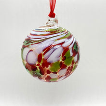 Load image into Gallery viewer, Blown Swirled Glass Christmas Balls, Medium & Small Size