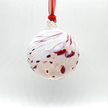 Load image into Gallery viewer, Blown Swirled Glass Christmas Balls, Medium & Small Size