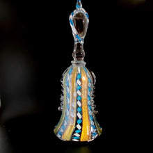 Load image into Gallery viewer, Ribbon Stardust Art Glass Bell