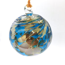 Load image into Gallery viewer, Handblown Glass Christmas Ornaments - Iridescent Gold Medium & Small Balls - Canadian Made