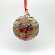 Load image into Gallery viewer, Handblown Glass Christmas Ornaments - Iridescent Gold Medium & Small Balls - Canadian Made
