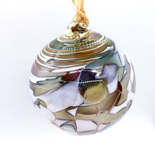 Load image into Gallery viewer, Handblown Glass Christmas Ornaments - Iridescent Gold Medium & Small Balls - Canadian Made