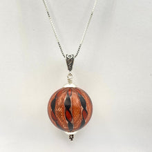Load image into Gallery viewer, Glass Blown Filigree Ribbon Hollow Pendant Necklaces