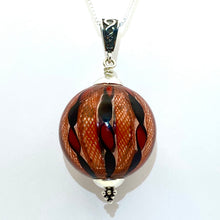 Load image into Gallery viewer, Glass Blown Filigree Ribbon Hollow Pendant Necklaces