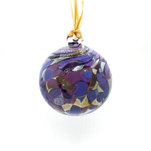 Load image into Gallery viewer, Handblown Glass Christmas Ornaments - Iridescent Gold Medium & Small Balls - Canadian Made