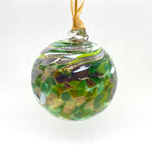 Load image into Gallery viewer, Handblown Glass Christmas Ornaments - Iridescent Gold Medium & Small Balls - Canadian Made