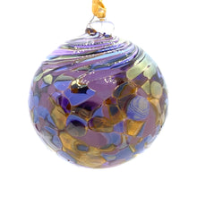 Load image into Gallery viewer, Handblown Glass Christmas Ornaments - Iridescent Gold Medium & Small Balls - Canadian Made