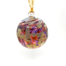 Load image into Gallery viewer, Handblown Glass Christmas Ornaments - Iridescent Gold Medium & Small Balls - Canadian Made