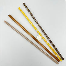 Load image into Gallery viewer, Twisted Zanfirico, Latticino, Ribbon &amp; Veil Glass Canes Set - 4 Pack (9 inch, COE 96)
