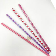 Load image into Gallery viewer, Twisted Zanfirico, Latticino, Ribbon &amp; Veil Glass Canes Set - 4 Pack (9 inch, COE 96)
