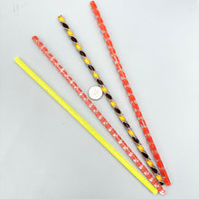 Load image into Gallery viewer, Twisted Zanfirico, Latticino, Ribbon &amp; Veil Glass Canes Set - 4 Pack (9 inch, COE 96)
