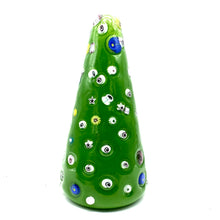 Load image into Gallery viewer, Millefiore Tree Paperweights - Green Christmas Magic, Small, Medium, Large

