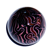Load image into Gallery viewer, Handblown Glass Small Damascus Marbles - MUSHROOM/BROWN
