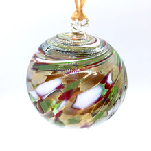 Load image into Gallery viewer, Blown Glass Iridescent Gold Christmas Balls Medium and Small
