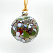 Load image into Gallery viewer, Blown Glass Iridescent Gold Christmas Balls Medium and Small, Made in Canada
