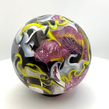 Load and play video in Gallery viewer, Hand Blown Mutant Brain Glass Marbles - PINK/YELLOW/BLACK/WHITE
